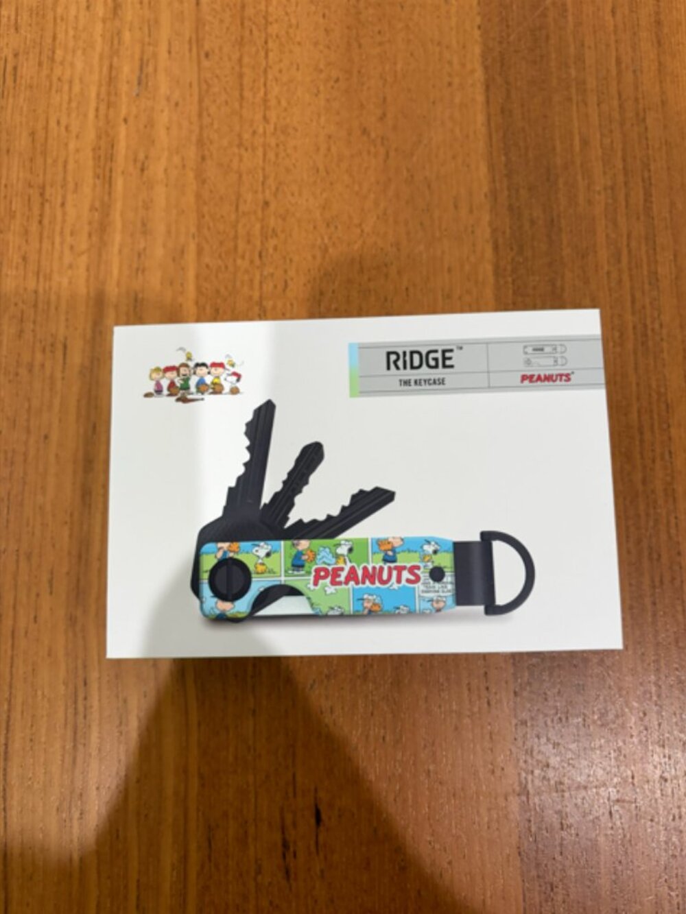 RIDGE KeyCase Peanuts The Sunday Strip Compact Key Organizer